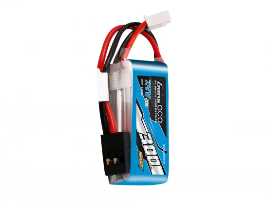 Li-Po Sport 2S 7.4V 300mAh 20C with JR