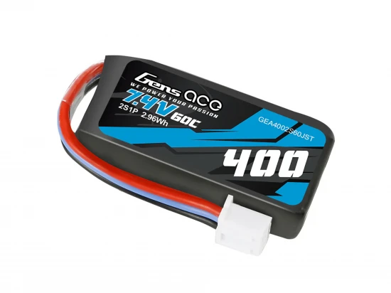 Gens Ace LiPo - 2S 7.4V 400mAh 60C with BEC