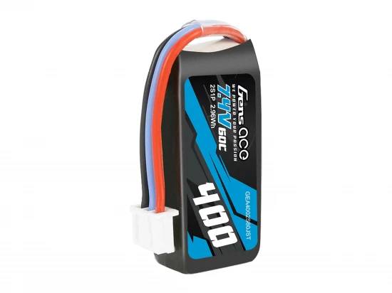 Gens Ace LiPo - 2S 7.4V 400mAh 60C with BEC