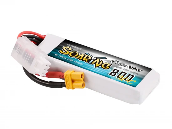 Li-Po 2S 7.6V 800mAh 30C Soaring with XT30