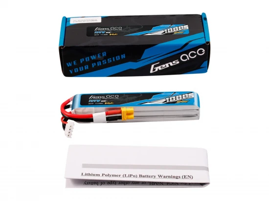 Li-Po Sport 3S 11.1V 1000mAh 60C with XT30 HV