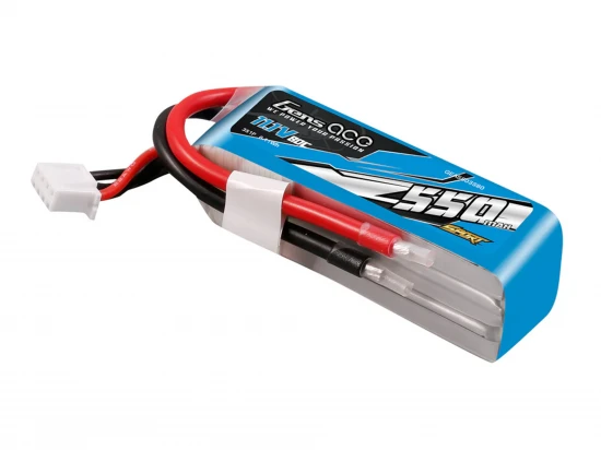 Li-Po Sport 3S 11.1V 550mAh 80C with No Plug