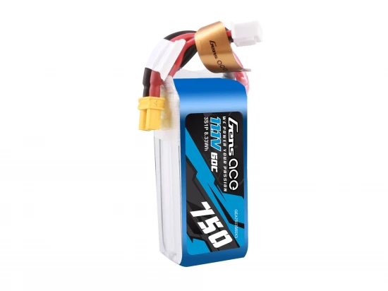Gens Ace LiPo - 3S 11.1V 750mAh 60C with XT30