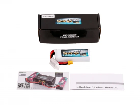 Li-Po 3S 11.1V 800mAh 30C Soaring with XT30