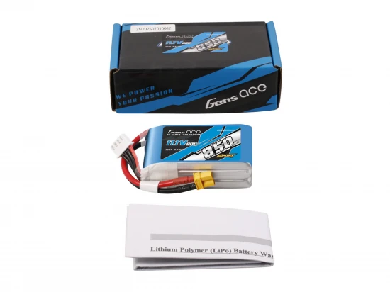 Li-Po 3S 11.1V 850mAh 80C with XT30
