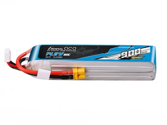Li-Po Sport 4S 14.8V 900mAh 80C with XT30