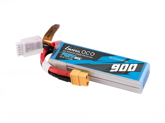 Gens Ace G-Tech LiPo - 4S 14.8V 900mAh 80C with XT60
