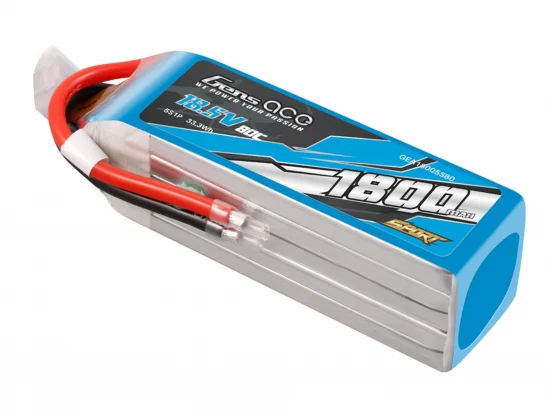 Li-Po Sport 5S 18.5V 1800mAh 80C with No Plug