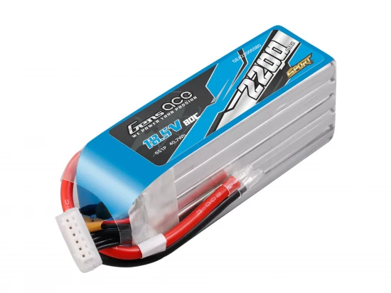 Li-Po Sport 5S 18.5V 2200mAh 80C with No Plug