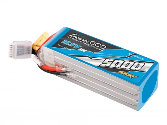 Li-Po Sport 5S 18.5V 5000mAh 30C with No Plug