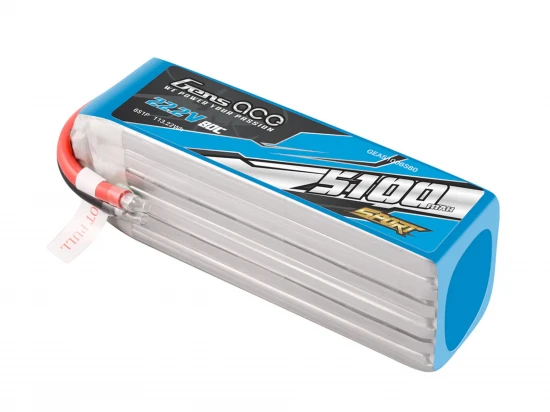 Li-Po Sport 6S 22.2V 5100mAh 80C with No Plug