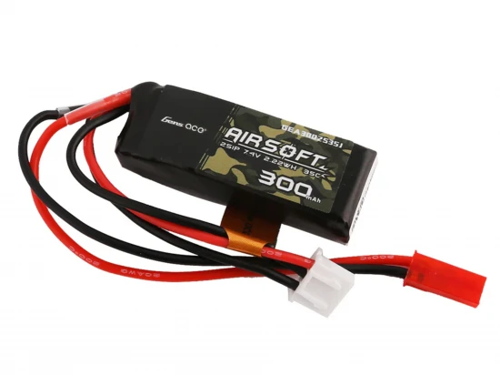 Airsoft 2S 300mAh 35C with JST (HPA Control)