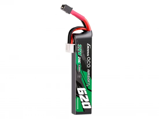 Airsoft 2S 620mAh 25C with Mini Deans (Pistols)