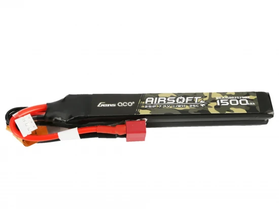 AirSoft 2S 1500mAh 25C Twin with Deans (fit Most AEG)