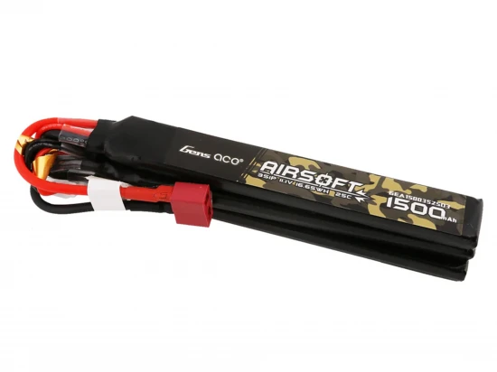 Airsoft 3S 1500mAh 25C with Deans-3X (fit Most AEG)