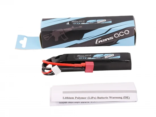 Airsoft 3S HV 1000mAh 50C with Deans (M4/AR Rifles)