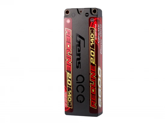 Gens Ace Hard Case LiPo - 2S HV 7.6V 6600mAh 140C with 5mm
