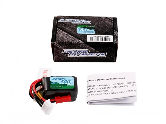 Gens Ace Mini Car LiPo - 3S 11.1V 200mAh 30C with JST