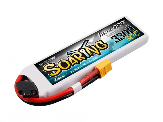 Li-Po G-Tech 2S 7.4V 3300mAh 30C Soaring with XT60