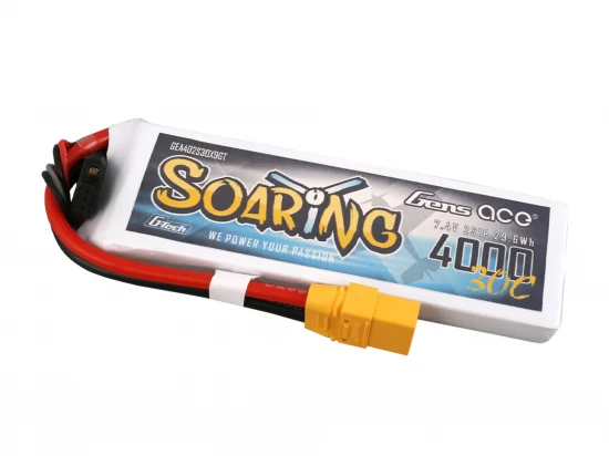 Gens Ace G-Tech LiPo - 2S 7.4V 4000mAh 30C with XT90