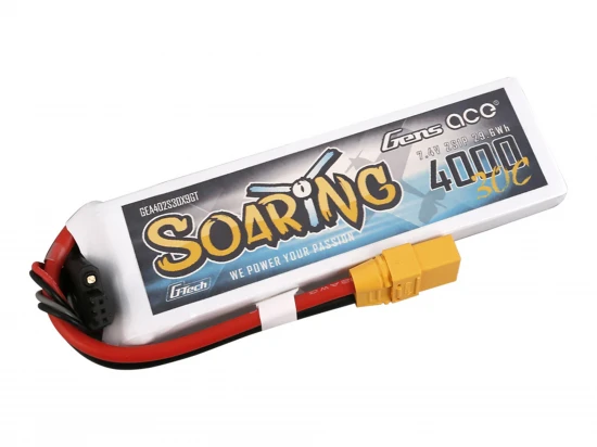 Gens Ace G-Tech LiPo - 2S 7.4V 4000mAh 30C with XT90
