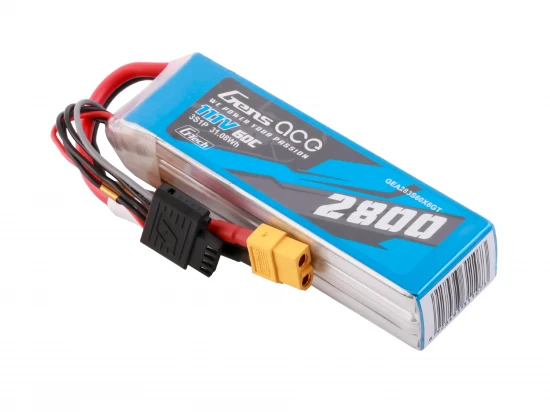 Gens Ace G-Tech LiPo - 3S 11.1V 2800mAh 60C with XT60