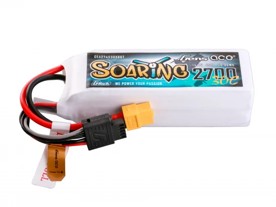 Gens Ace LiPo - G-Tech 4S 14.8V 2700mAh 30C with XT60