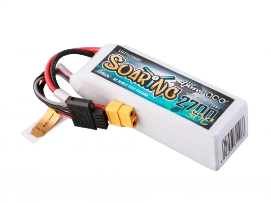 Gens Ace LiPo - G-Tech 4S 14.8V 2700mAh 30C with XT60