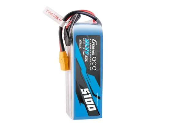 Gens Ace G-Tech LiPo - 6S 22.2V 5100mAh 80C with XT90
