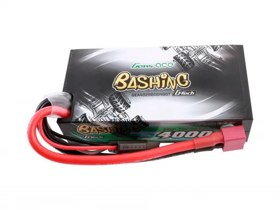 Gens Ace LiPo - G-Tech Car Hard Case 2S2P 7.4V 4000mAh 60C with Deans
