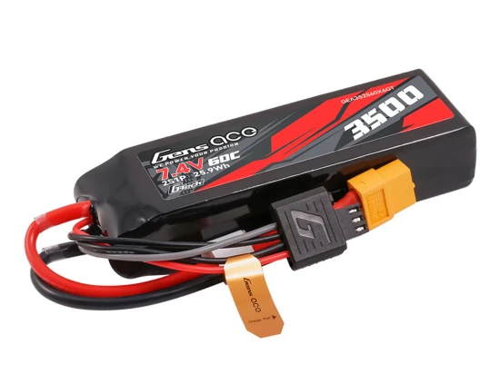 Li-Po G-Tech 2S Car 7.4V 3500mAh 60C with XT60 (Mini MAXX)