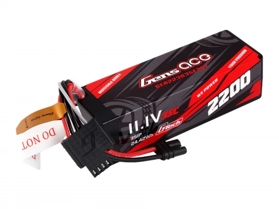 Gens Ace LiPo - G-Tech 3S 11.1V 2200mAh 35C with EC2 (GROM)