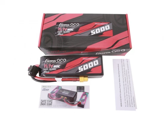Gens Ace G-Tech LiPo - 3S 11.1V 5000mAh 60C with XT60