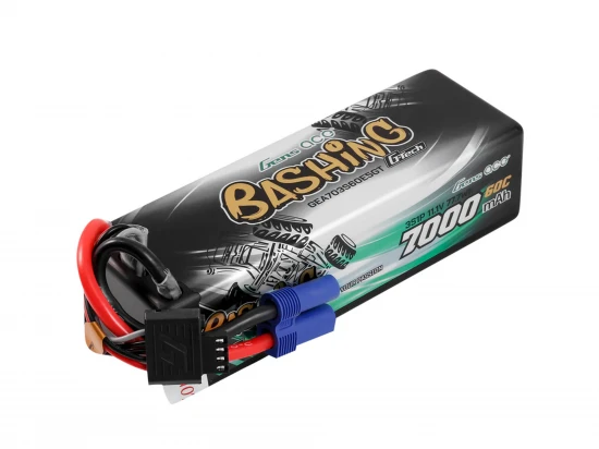 Gens Ace G-Tech 3S 11.1V 7000mAh 60C Bashing LiPo with EC5 Connector