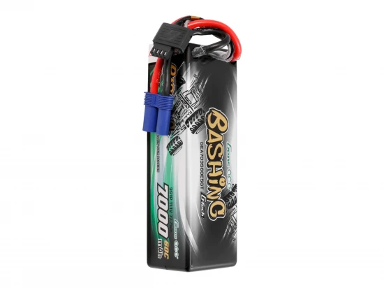Gens Ace G-Tech 3S 11.1V 7000mAh 60C Bashing LiPo with EC5 Connector