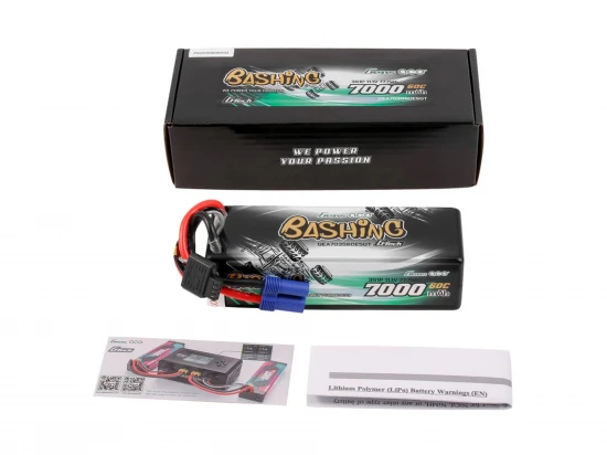 Gens Ace G-Tech 3S 11.1V 7000mAh 60C Bashing LiPo with EC5 Connector