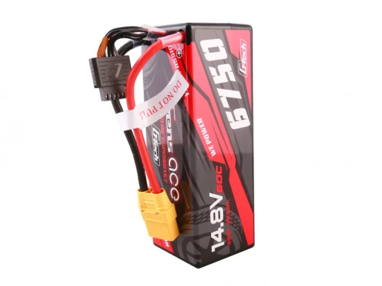 Gens Ace G-Tech Hard Case LiPo - 4S 14.8V 6750mAh 60C with XT90