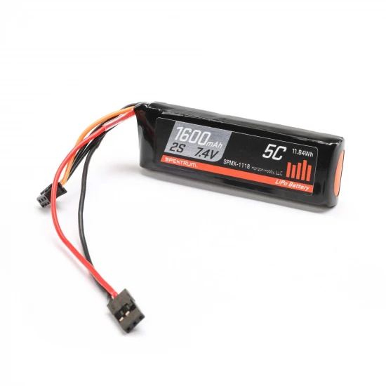 Spektrum 7.4V 1600mAh 2S 5C Receiver LiPo Battery