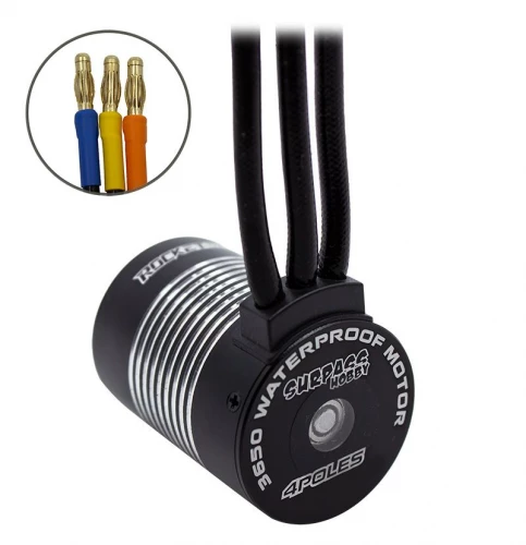 Overlander 5200KV Rocket RC Waterproof 3650 Brushless Motor + 60A ESC for 1:10 Cars