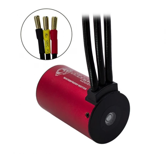 Overlander 3500KV Rocket RC Waterproof 3660 Brushless Motor + 80A ESC for 1:10 Cars