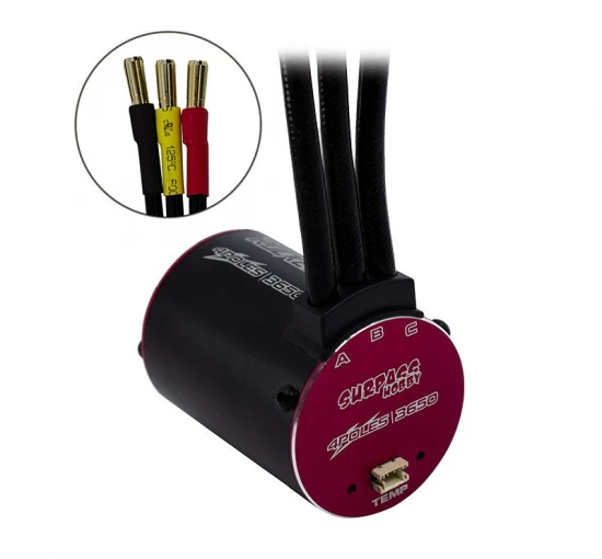 Overlander 4350KV Rocket RC V2 Supersonic 3650 Brushless Motor + 60A ESC for 1:10 Cars