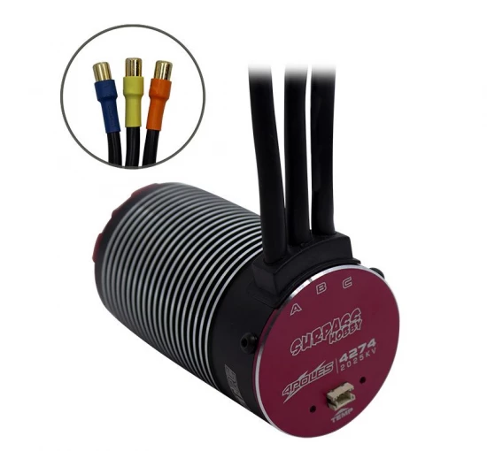 Overlander 1850KV Rocket RC V2 Supersonic 4274 Brushless Motor + 160A ESC for 1:8 Cars