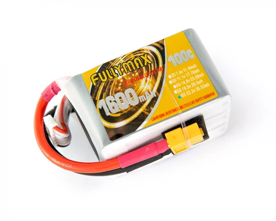 Overlander Fullymax 1600mAh 22.2V 6S 100C FPV LiPo Battery