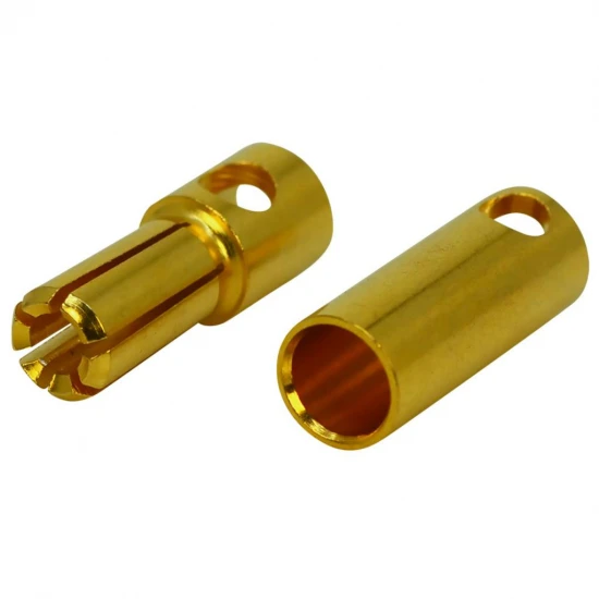 Overlander Amass Gold Plated Bullet Connectors (5 Pairs) - 6.5mm