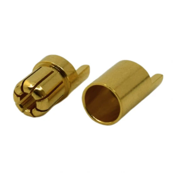 Overlander Amass Gold Plated Bullet Connectors (5 Pairs) - 6.5mm
