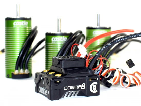 Castle Creations Cobra 8 - 25.2V ESC With 1512-2650Kv V2 Sensored Motor Combo
