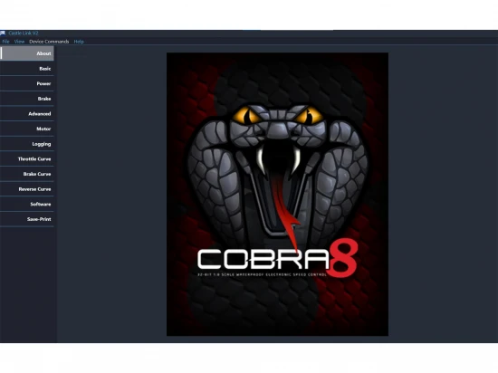 Castle Creations Cobra 8 - 25.2V ESC With 1512-2650Kv V2 Sensored Motor Combo