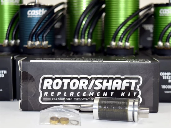Castle Creations Rotor/Shaft Replacement Kit 1515-2200Kv V2