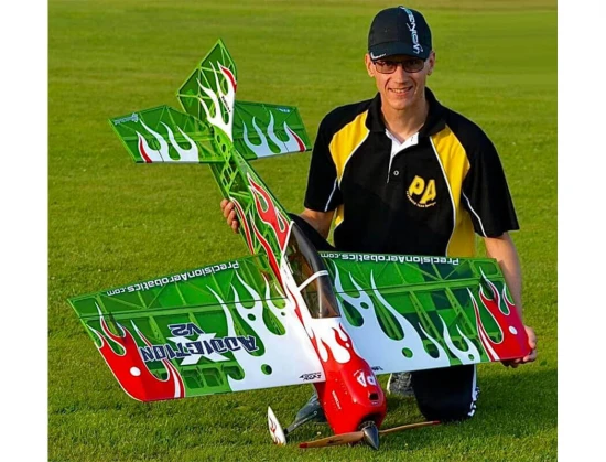 Precision Aerobatics Addiction X LED V3 - Translucent Green