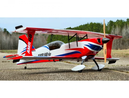 Precision Aerobatics Ultimate AMR 60 - White/Red/Blue